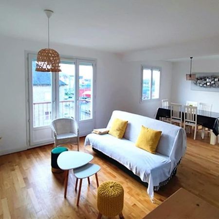 Appartement 76M2 Lumineux Centre Ville Garage Prive 3Ieme Etage Sans Ascenseur Fougères Exteriör bild